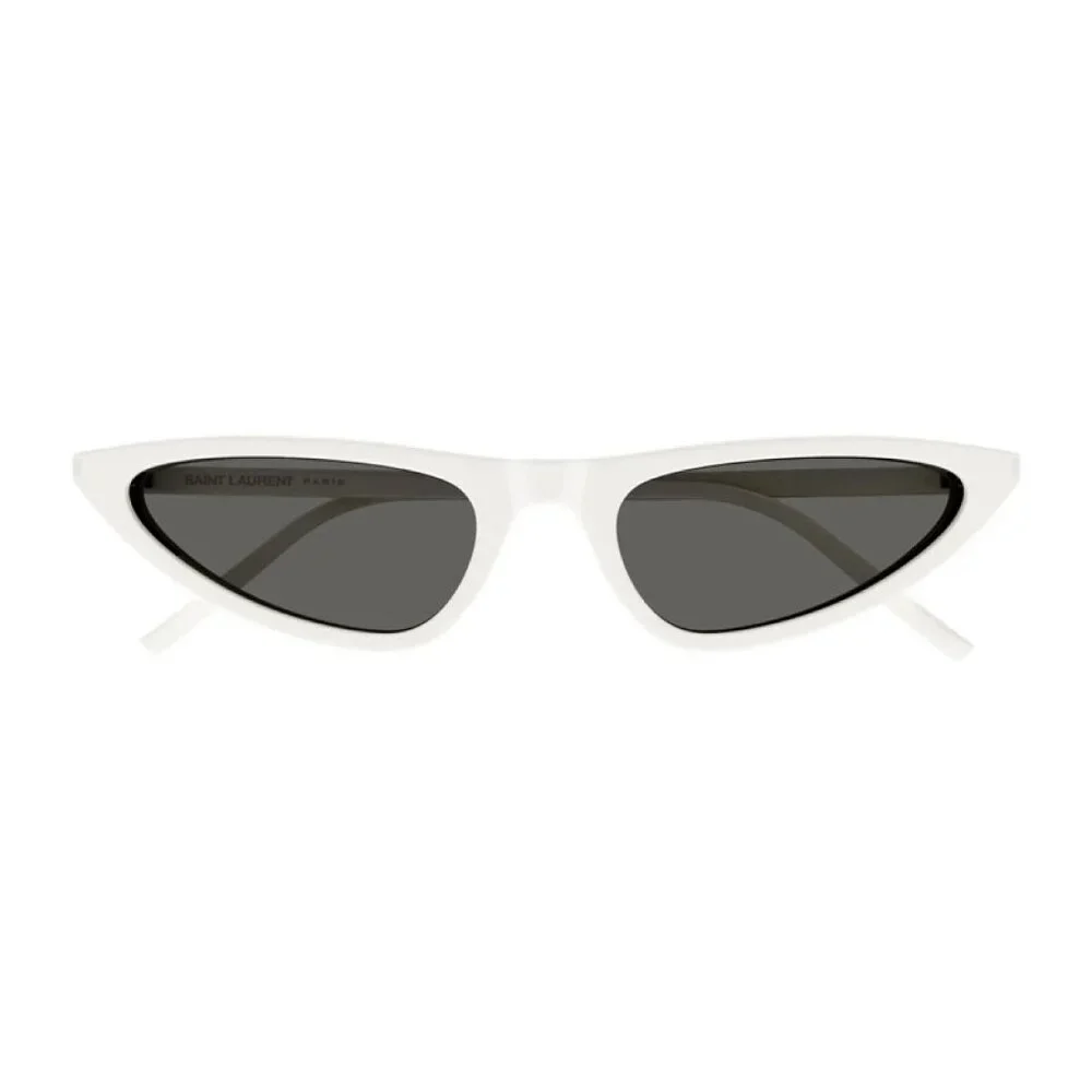 NWT SAINT LAURENT SUNGLASSES WHITE WOMEN EYEWEAR
